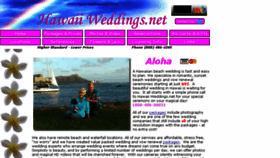 What Hawaiiweddings.net website looked like in 2018 (5 years ago)