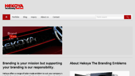 What Hekoya.com website looked like in 2018 (5 years ago)