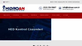 What Hidroan.com.tr website looked like in 2018 (5 years ago)