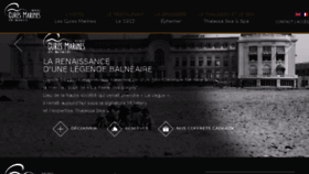 What Hotel-cures-marines.com website looked like in 2018 (6 years ago)