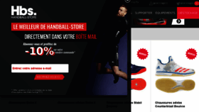 What Handball-store.fr website looked like in 2018 (5 years ago)