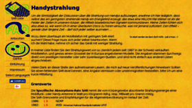 What Handystrahlung.ch website looked like in 2018 (5 years ago)