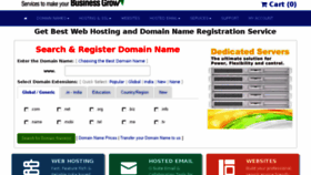 What Hostindia.net website looked like in 2018 (5 years ago)