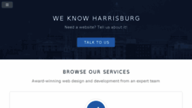 What Harrisburgwebdesign.com website looked like in 2018 (5 years ago)