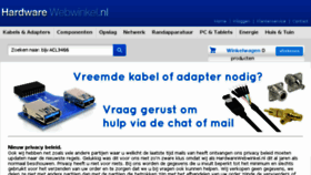 What Hardwarewebwinkel.nl website looked like in 2018 (7 years ago)