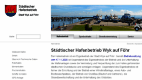 What Hafen-wyk.de website looked like in 2018 (5 years ago)