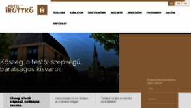 What Hotelirottko.hu website looked like in 2018 (5 years ago)