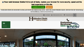 What Holzboden-direkt.de website looked like in 2018 (5 years ago)