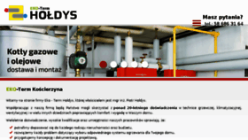 What Holdys.eu website looked like in 2018 (5 years ago)