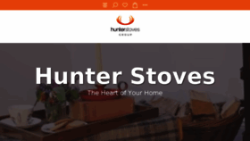 What Hunterstoves.co.uk website looked like in 2018 (5 years ago)