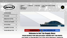 What Hottubsupplystore.com website looked like in 2018 (5 years ago)