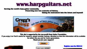 What Harpguitars.net website looked like in 2018 (5 years ago)