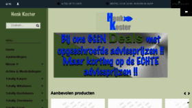What Henkkoster.nl website looked like in 2018 (5 years ago)