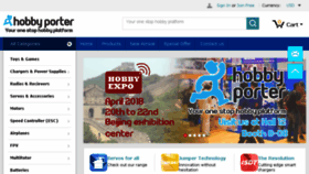 What Hobbyporter.com website looked like in 2018 (5 years ago)