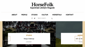 What Horsefolkmagazin.com website looked like in 2018 (5 years ago)