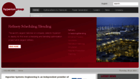 What Hyperionsystems.net website looked like in 2018 (7 years ago)