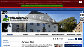What Holzwickede.de website looked like in 2018 (6 years ago)