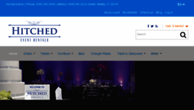 What Hitchedevents.com website looked like in 2018 (5 years ago)
