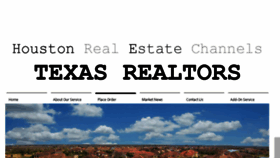 What Houstonrealestatechannels.com website looked like in 2018 (5 years ago)