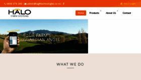 What Halofarm.co.nz website looked like in 2018 (5 years ago)