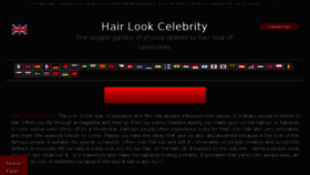 What Hairlookcelebrity.com website looked like in 2018 (5 years ago)