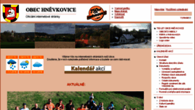 What Hnevkovice.cz website looked like in 2018 (5 years ago)