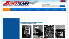 What Hanotrans.com.vn website looked like in 2018 (6 years ago)