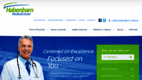 What Habershammedical.com website looked like in 2018 (5 years ago)