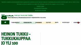 What Heinontukku.fi website looked like in 2018 (5 years ago)