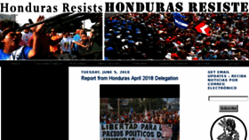 What Hondurasresists.blogspot.com website looked like in 2018 (5 years ago)