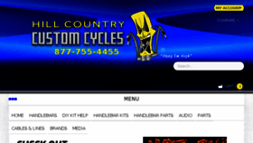 What Hillcountrycustomcycles.com website looked like in 2018 (5 years ago)