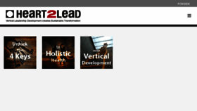 What Heart2lead.com website looked like in 2018 (5 years ago)
