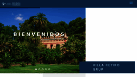What Hotelvillaretiro.com website looked like in 2018 (5 years ago)