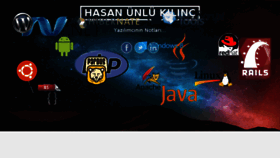 What Hasanunlukilinc.com website looked like in 2018 (5 years ago)
