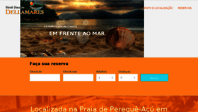 What Hoteldellamares.com.br website looked like in 2018 (5 years ago)