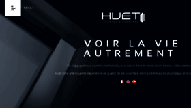 What Huet.fr website looked like in 2018 (7 years ago)