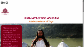 What Himalayanyogashram.com website looked like in 2018 (5 years ago)