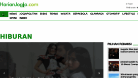 What Hiburan.harianjogja.com website looked like in 2018 (5 years ago)