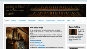 What Hinszorgel.nl website looked like in 2018 (5 years ago)