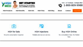 What Hghmed.com website looked like in 2018 (5 years ago)