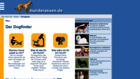 What Hunderassen.de website looked like in 2018 (5 years ago)