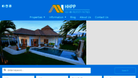 What Huahinpropertypartner.com website looked like in 2018 (5 years ago)