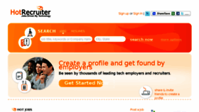 What Hotrecruiter.com website looked like in 2018 (5 years ago)