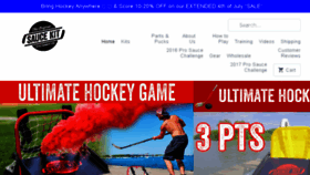 What Hockeysaucekit.com website looked like in 2018 (5 years ago)