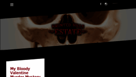 What Hauntedhillsestate.com website looked like in 2018 (5 years ago)