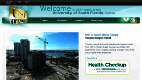 What Health.usf.edu website looked like in 2018 (5 years ago)