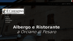 What Hotelcastagno.com website looked like in 2018 (5 years ago)