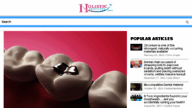 What Holisticdentistry.news website looked like in 2018 (5 years ago)