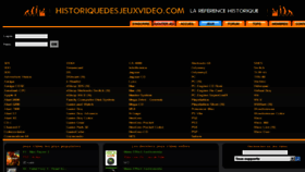 What Historiquedesjeuxvideo.com website looked like in 2018 (5 years ago)
