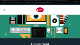 What Hellobrand.it website looked like in 2018 (5 years ago)